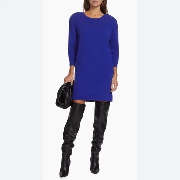 Frame Cashmere Blend
Strong Shoulder
Minidress In Blue Size
SP. NWOT - Picture 1 of 7